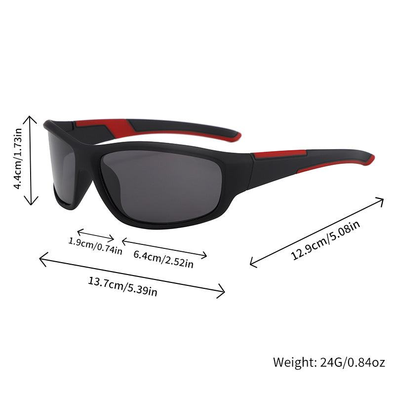 Wholesale New men's sports glasses riding polarized sunglasses driving sunglasses European and American driving glasses